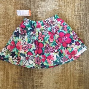 Gymboree floral skirt